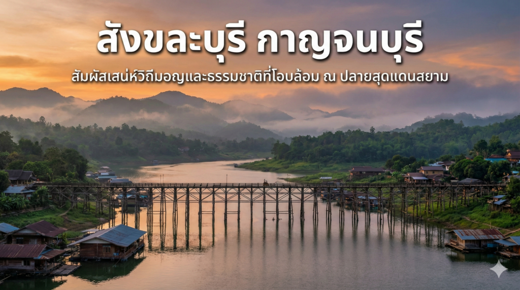 สะพานมอญ สังขละบุรี กาญจนบุรี