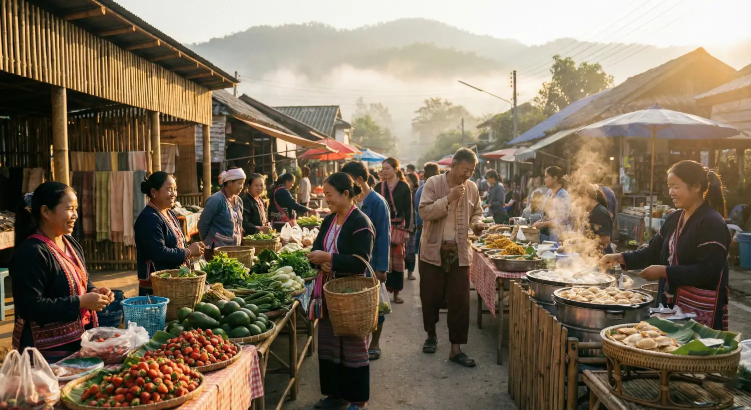ตลาดสดในปาย