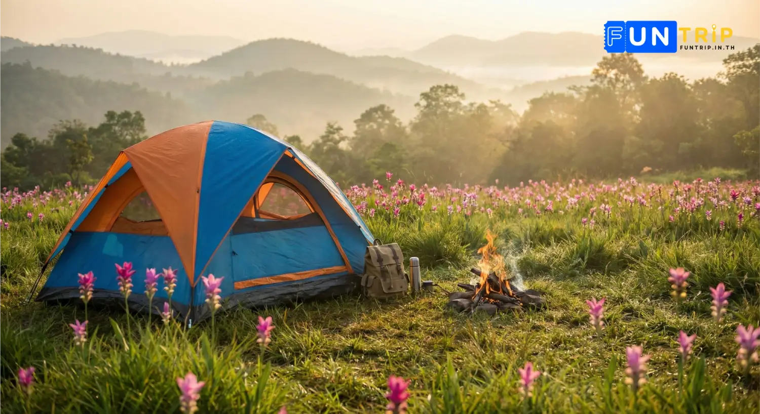 ทุ่งดอกกระเจียว อุทยานแห่งชาติป่าหินงาม ชัยภูมิ"