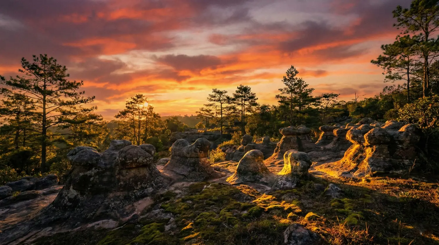 อุทยานแห่งชาติบนสวรรค์แห่งสายหมอก