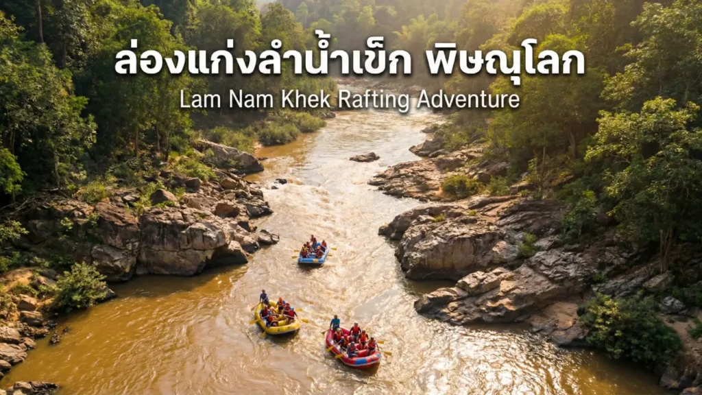 ล่องแก่งลําน้ําเข็ก พิษณุโลก